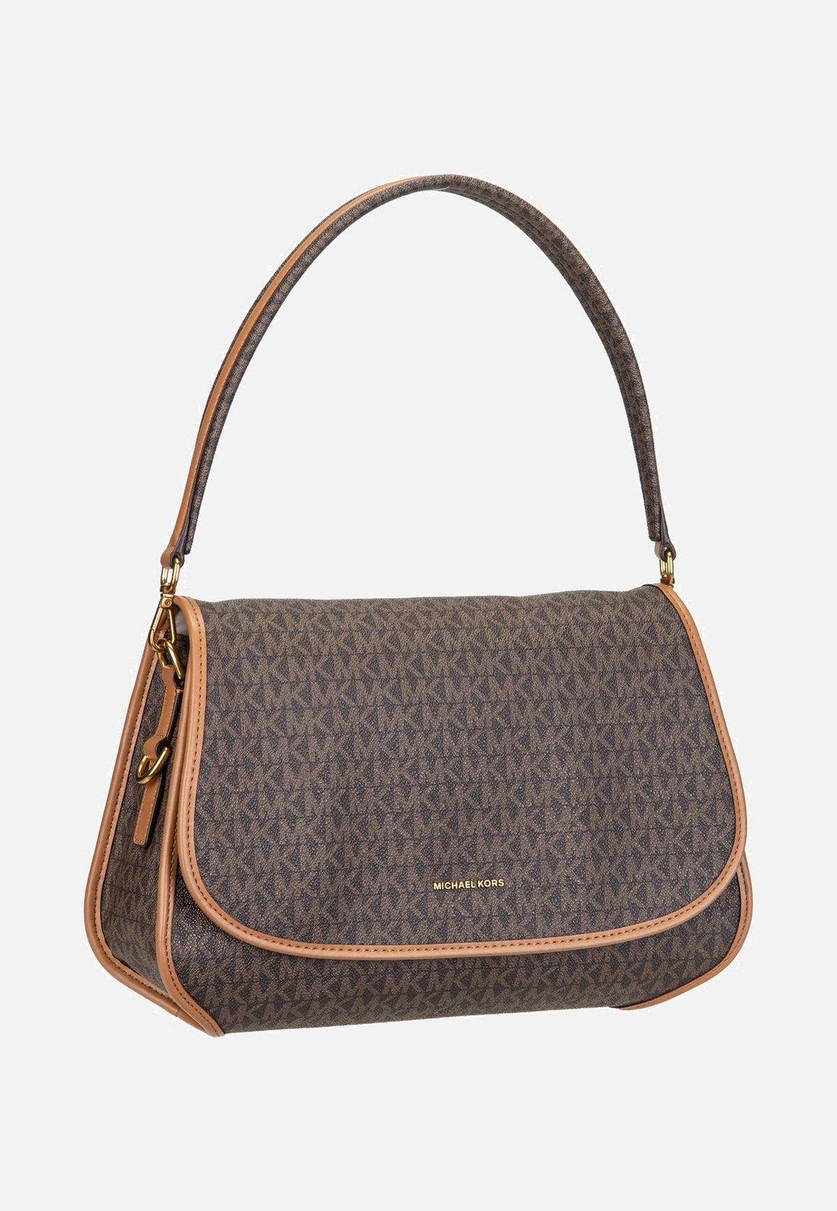 Michael Kors Holmes Medium Conv Msgr Brown/Acorn Shoulder Bag