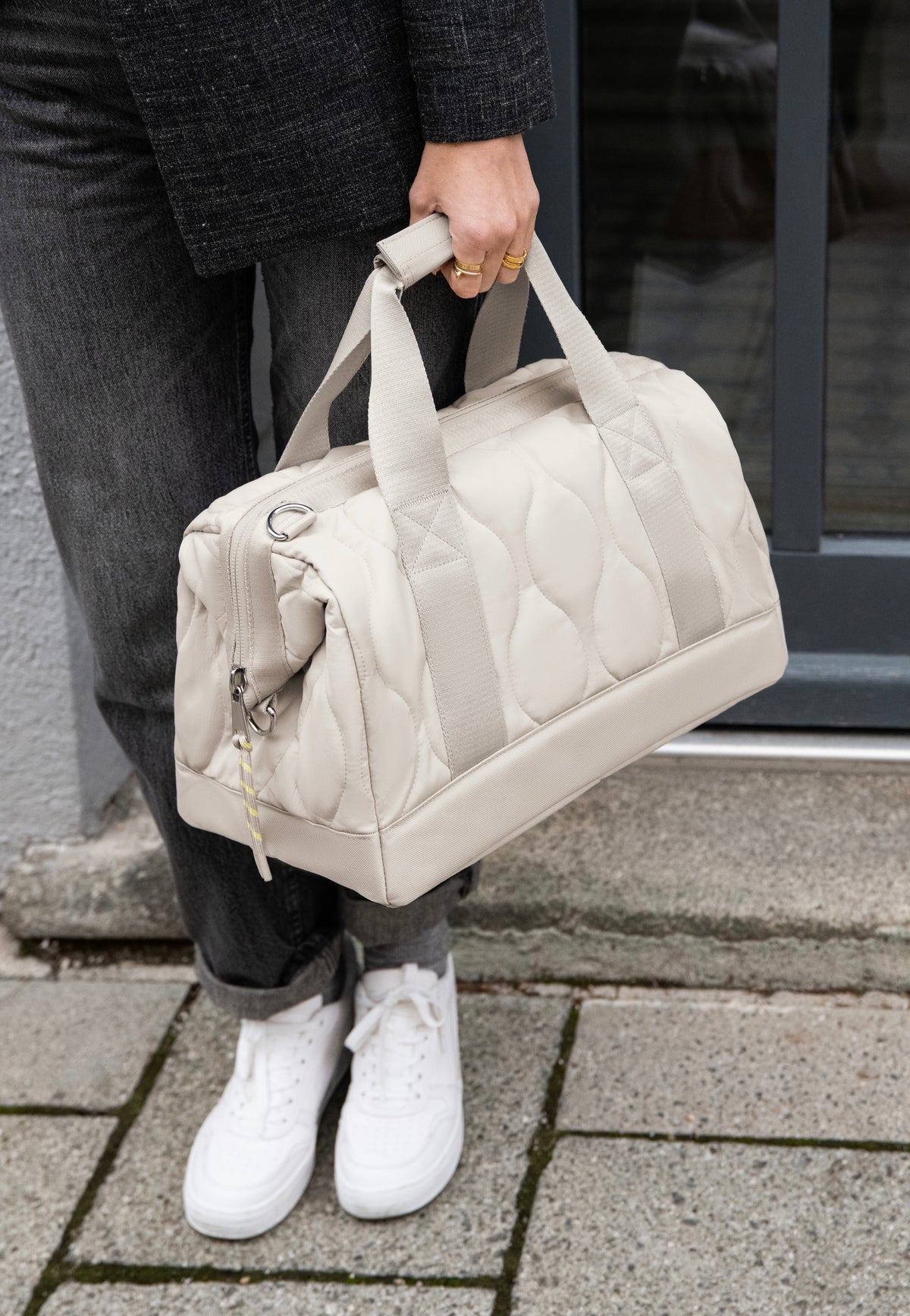 reisenthel Allrounder M Puffer Stone Dufflebag
