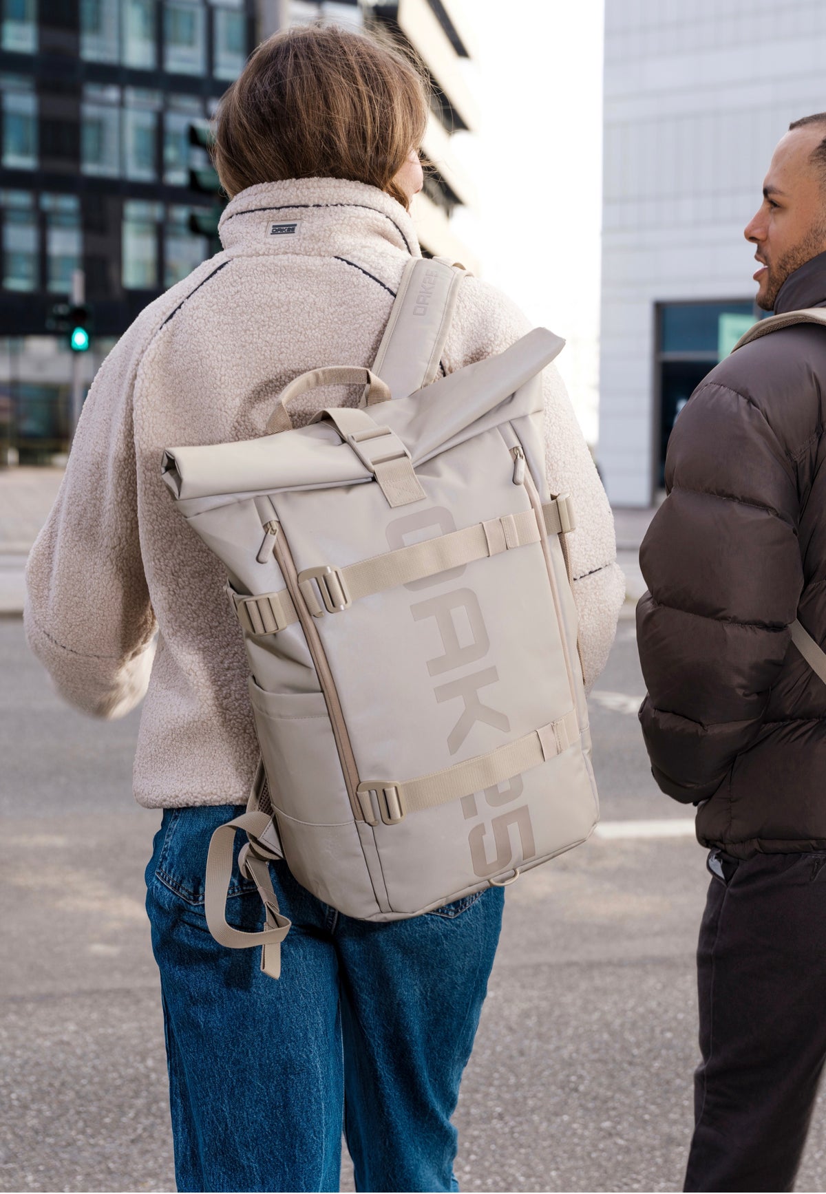 OAK25 LumoSense Rolltop Sand Rolltop Rucksack