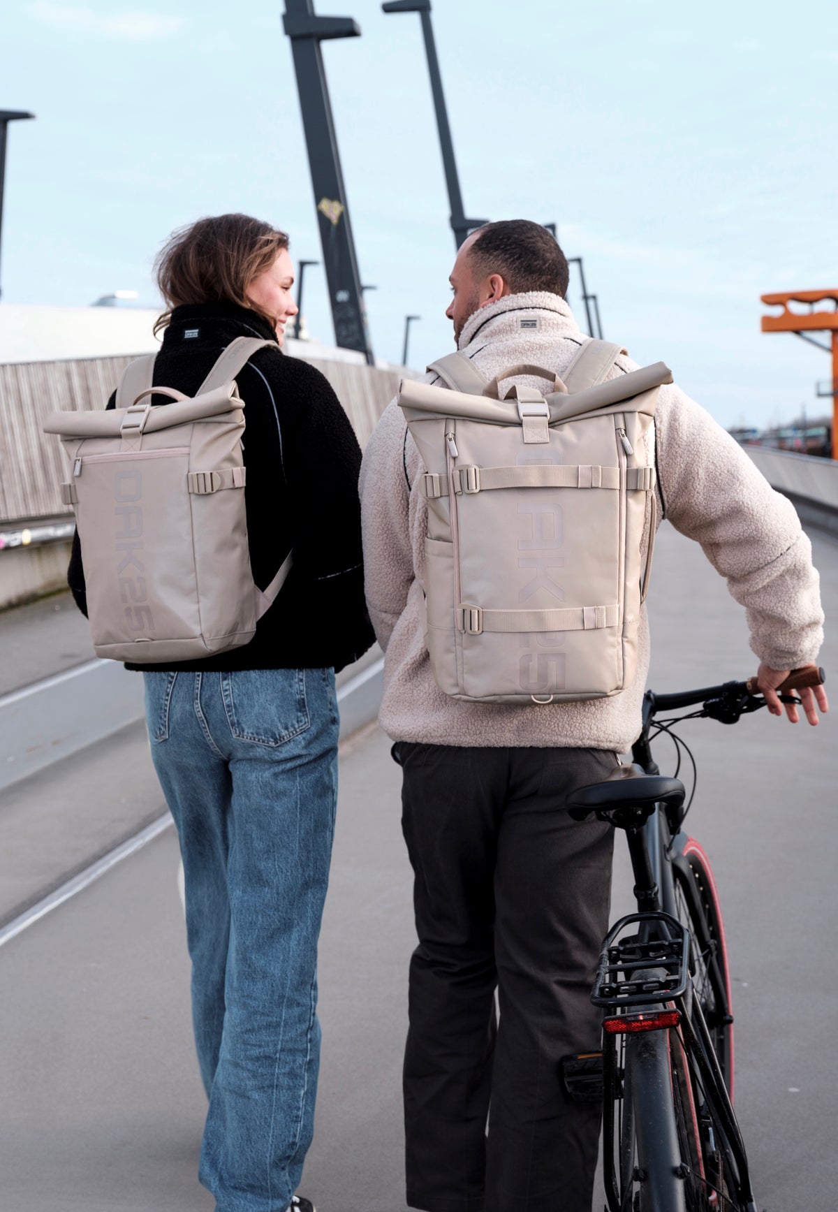 OAK25 LumoSense Rolltop Sand Rolltop Rucksack