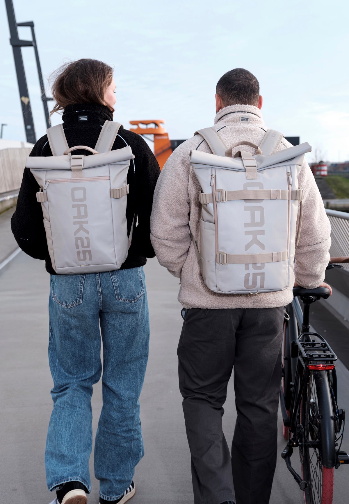 OAK25 LumoSense Rolltop Lite Sand Rolltop Rucksack