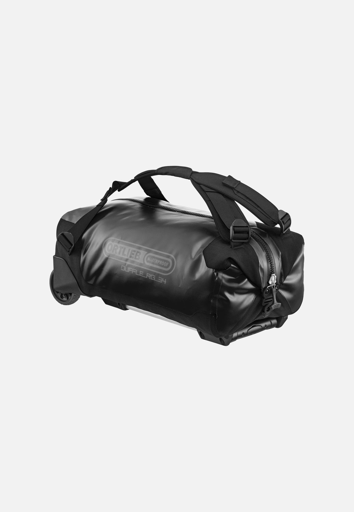 ORTLIEB Duffle RG 34L Schwarz Reisetasche mit Rollen