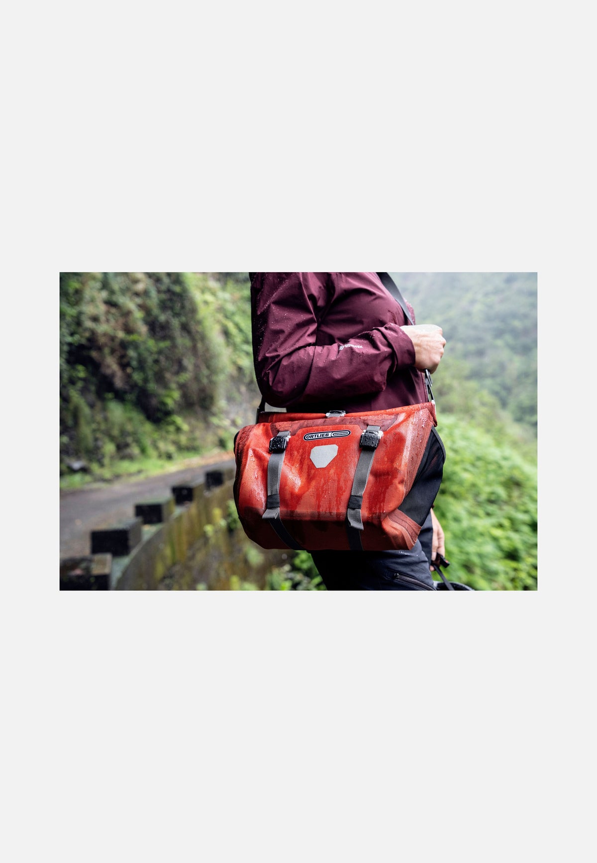 ORTLIEB Pack Plus Salsa-Dark Chili Lenkertasche