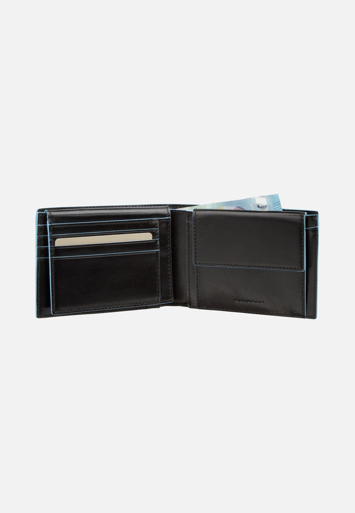 Piquadro Blue Square 1392 RFID Nero Portemonnaie