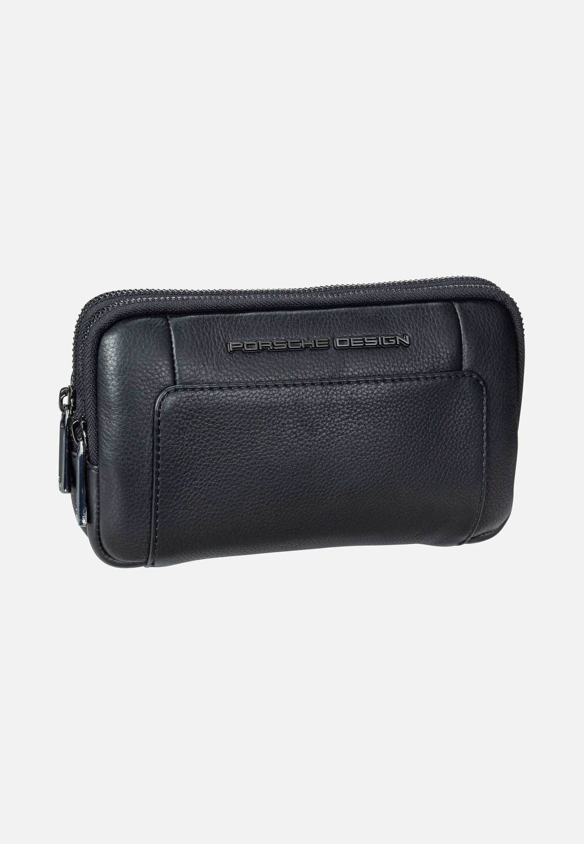 Porsche Design Roadster Leather Travel Pouch Black Sling Bag