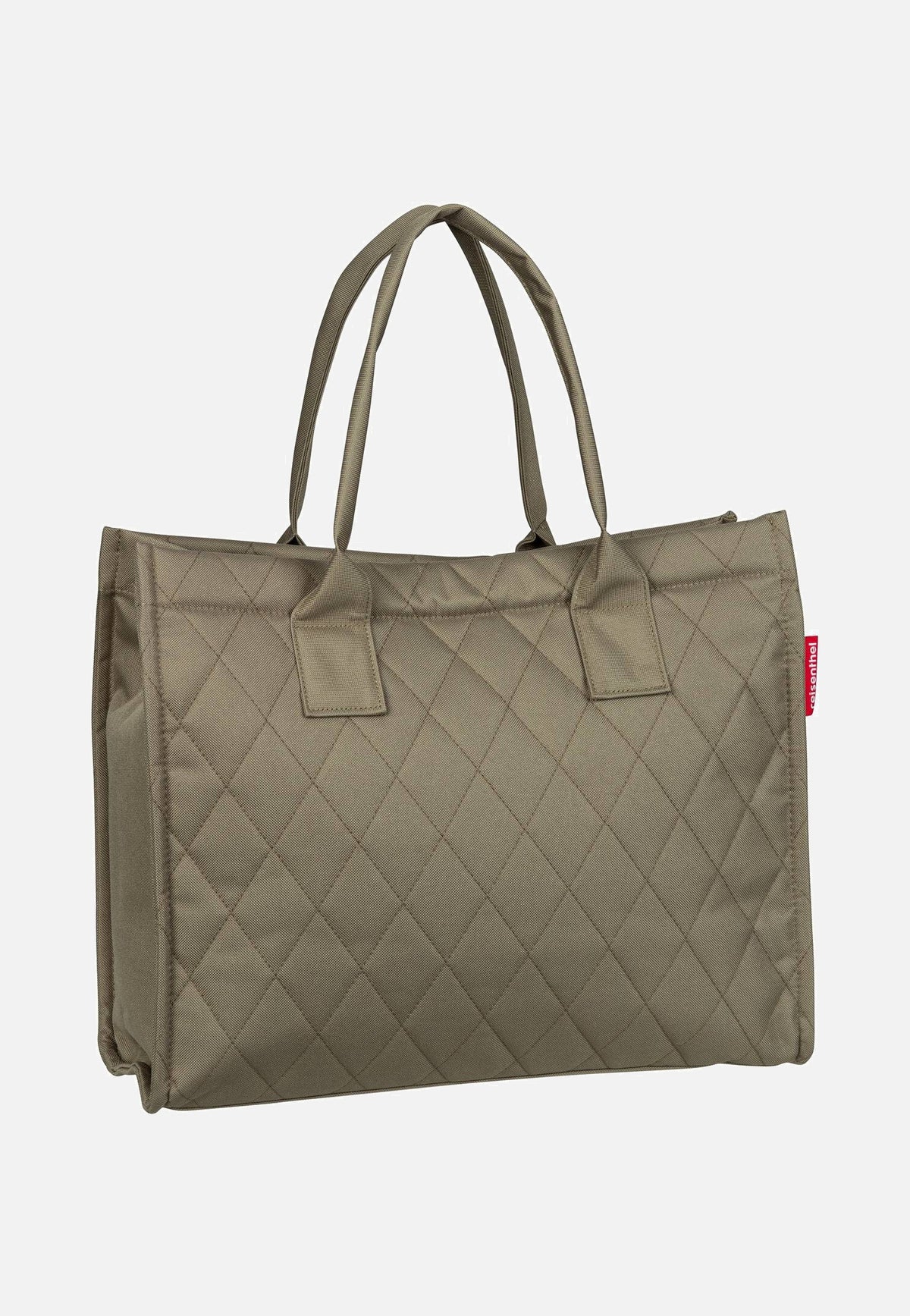 reisenthel Daily Shopper Rhombus Olive Tote Bag