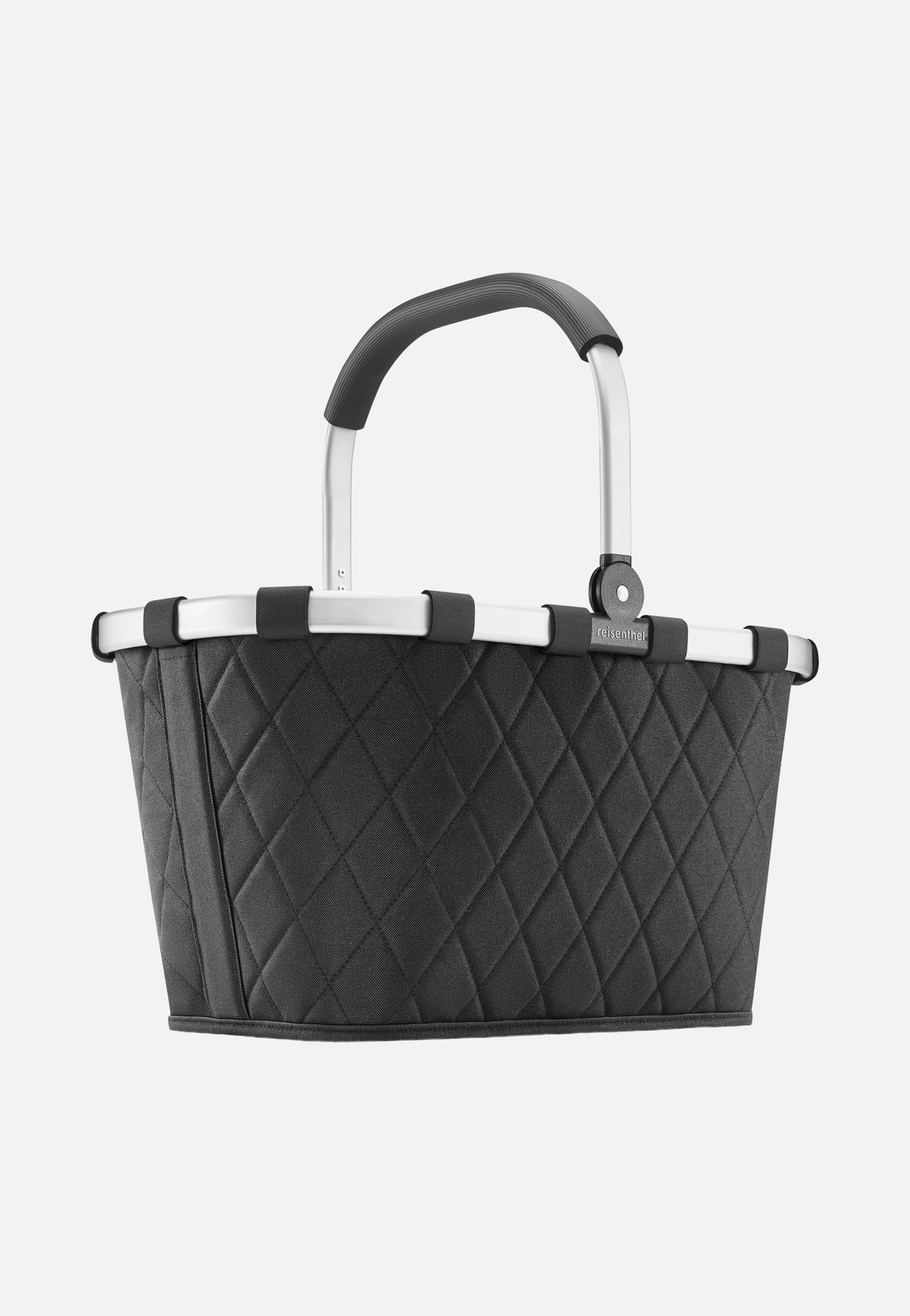 reisenthel Carrybag Rhombus Black/Frame Silver Einkaufskorb
