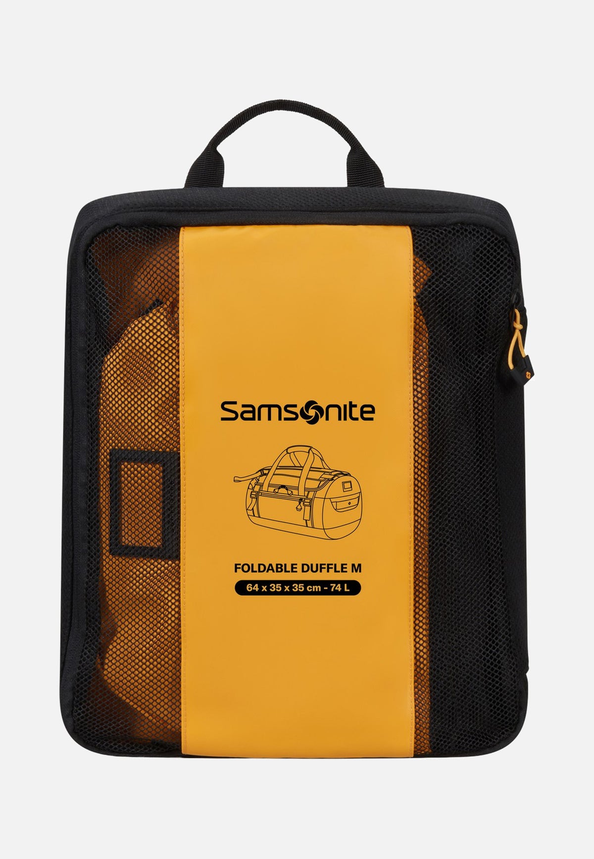 Samsonite Prodiver Foldable Duffle M Yellow Dufflebag