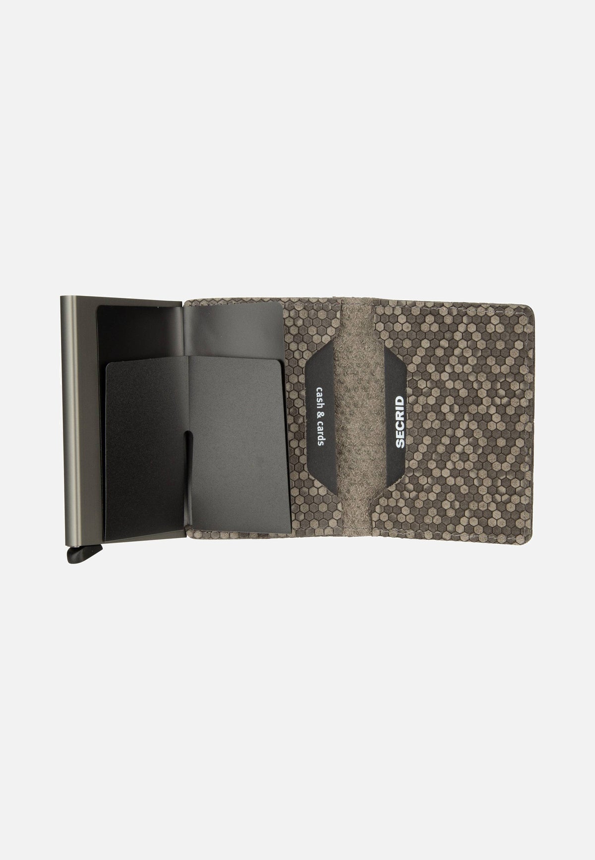 Secrid Slimwallet Hexagon Grey Portemonnaie