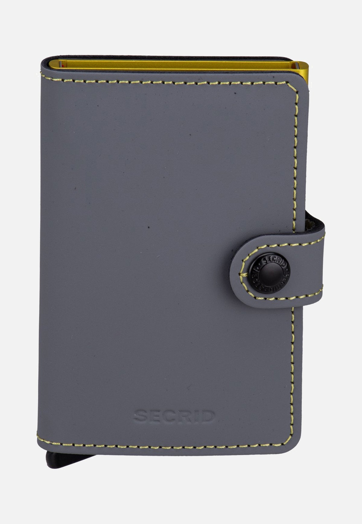 Secrid Miniwallet Matte Grey-Lime Portemonnaie