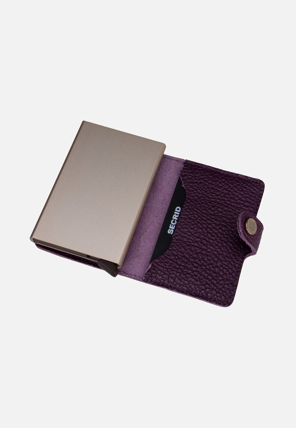 Secrid Miniwallet Pebble Grape Portemonnaie