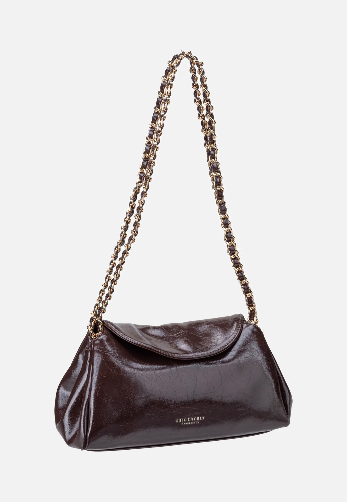 Seidenfelt Loimaa Handbag Dark Brown Schultertasche