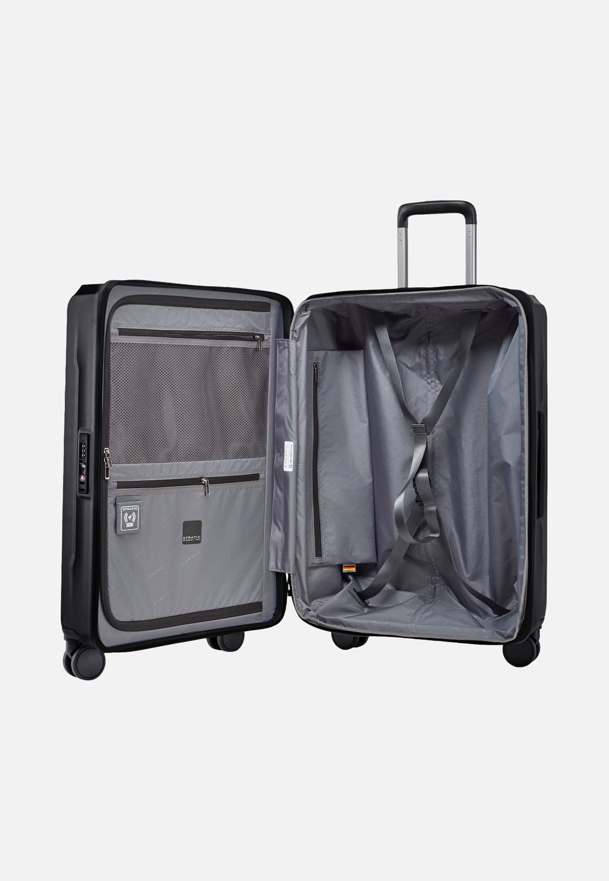 Stratic Phoenix SL Trolley M Black Koffer