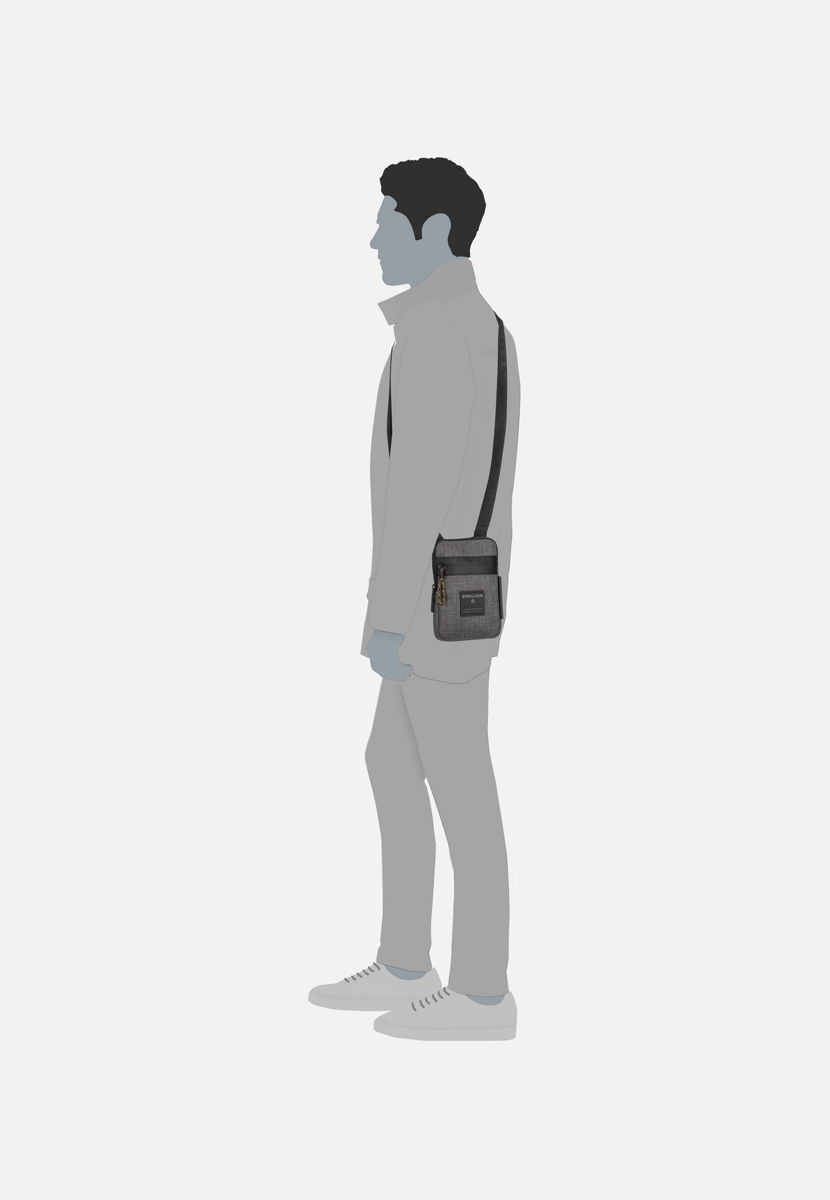 Strellson Northwood 2.0 Brian XSVZ 1 Dark Grey Handytasche