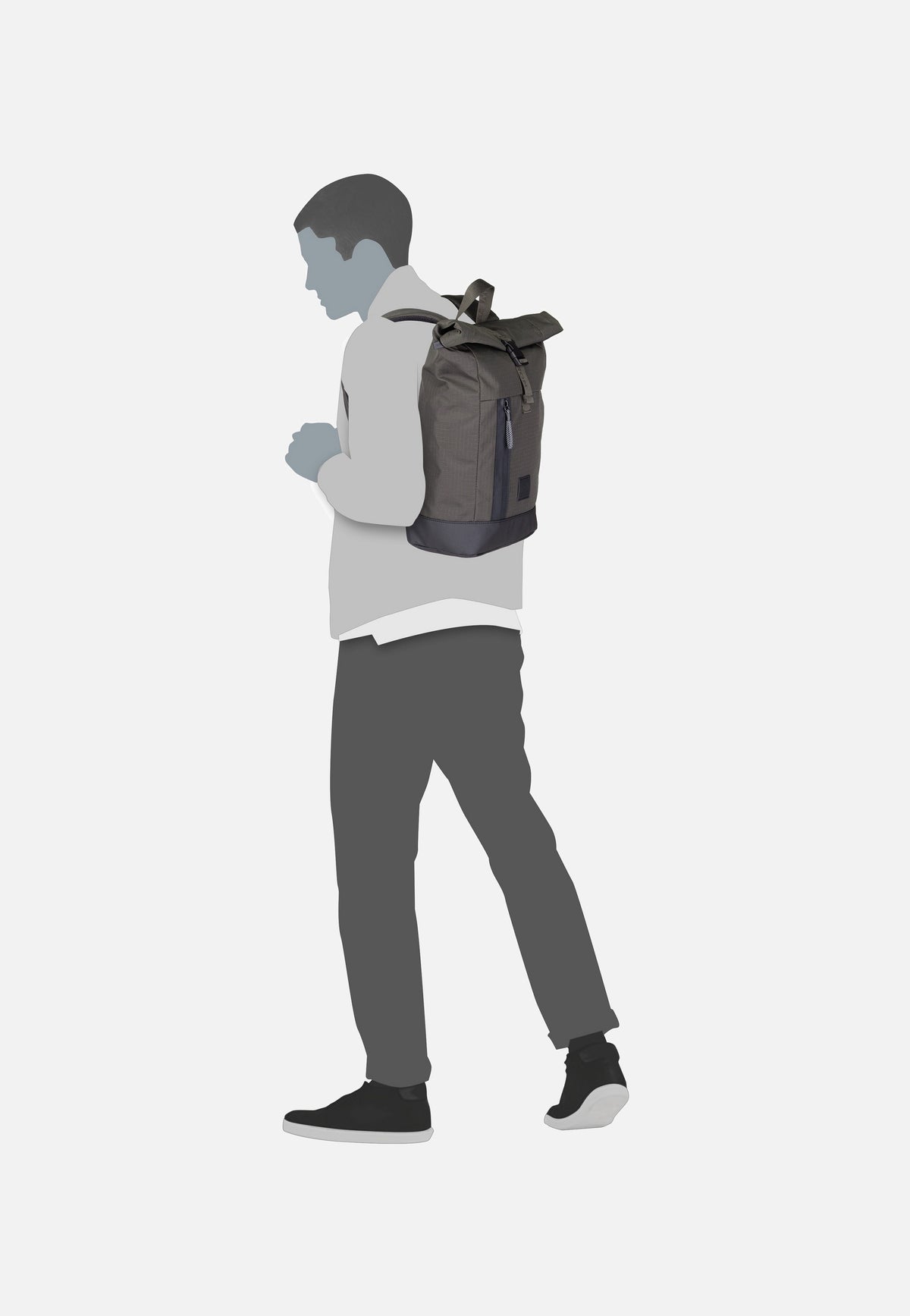 Strellson Northwood RS Sebastian SVZ Khaki Rucksack