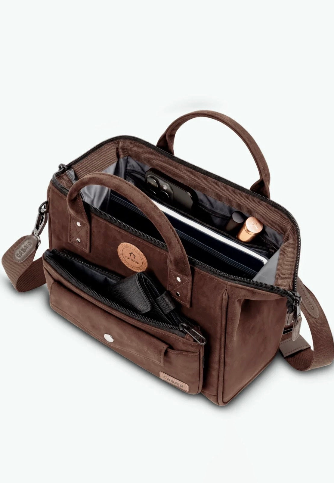 Cabaia Crossbody Vegan Suede Medium Burlington Henkeltasche