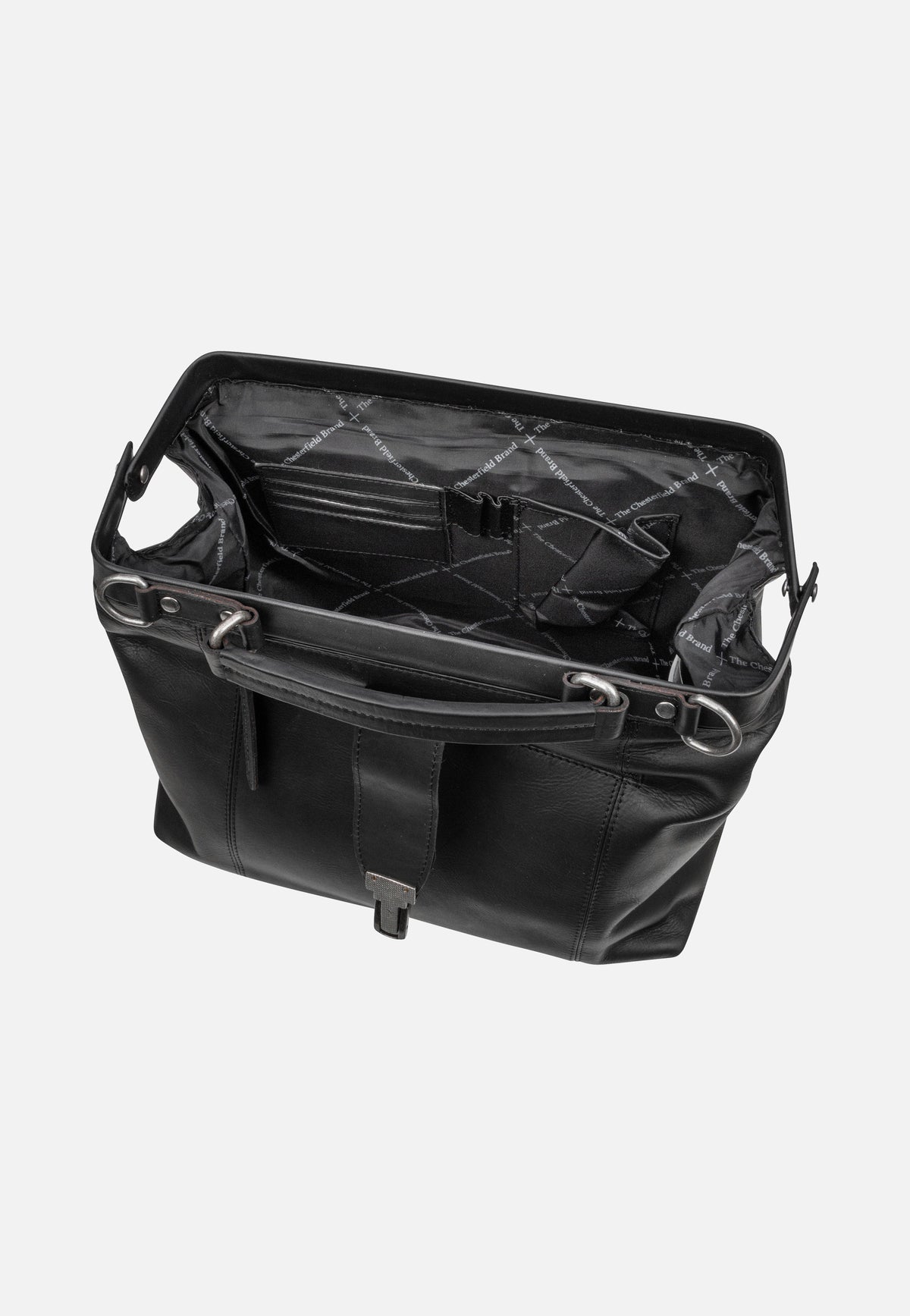 The Chesterfield Brand Shaun 1118 Black Bowling Bag