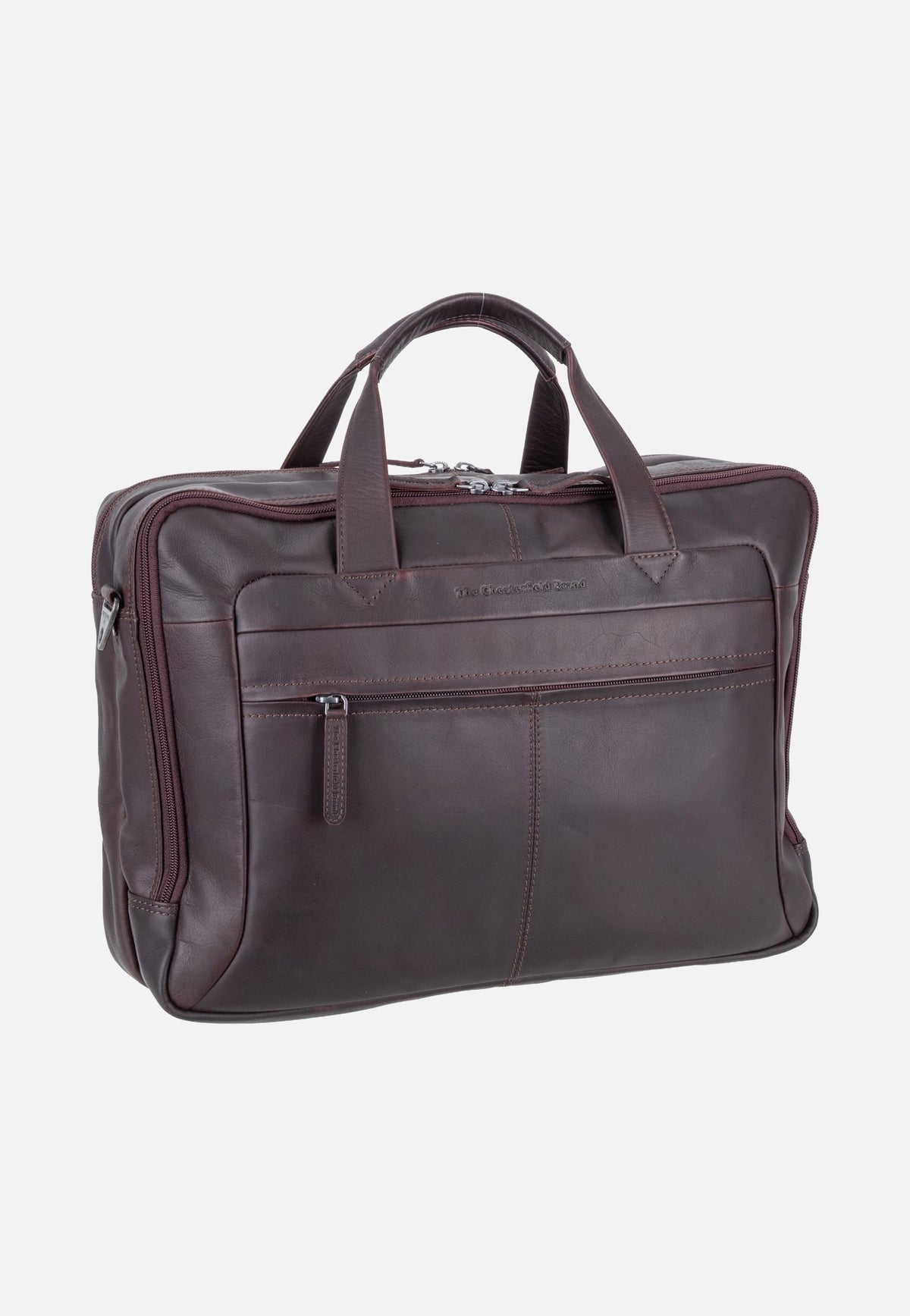The Chesterfield Brand Ryan 1015 Brown Briefcase