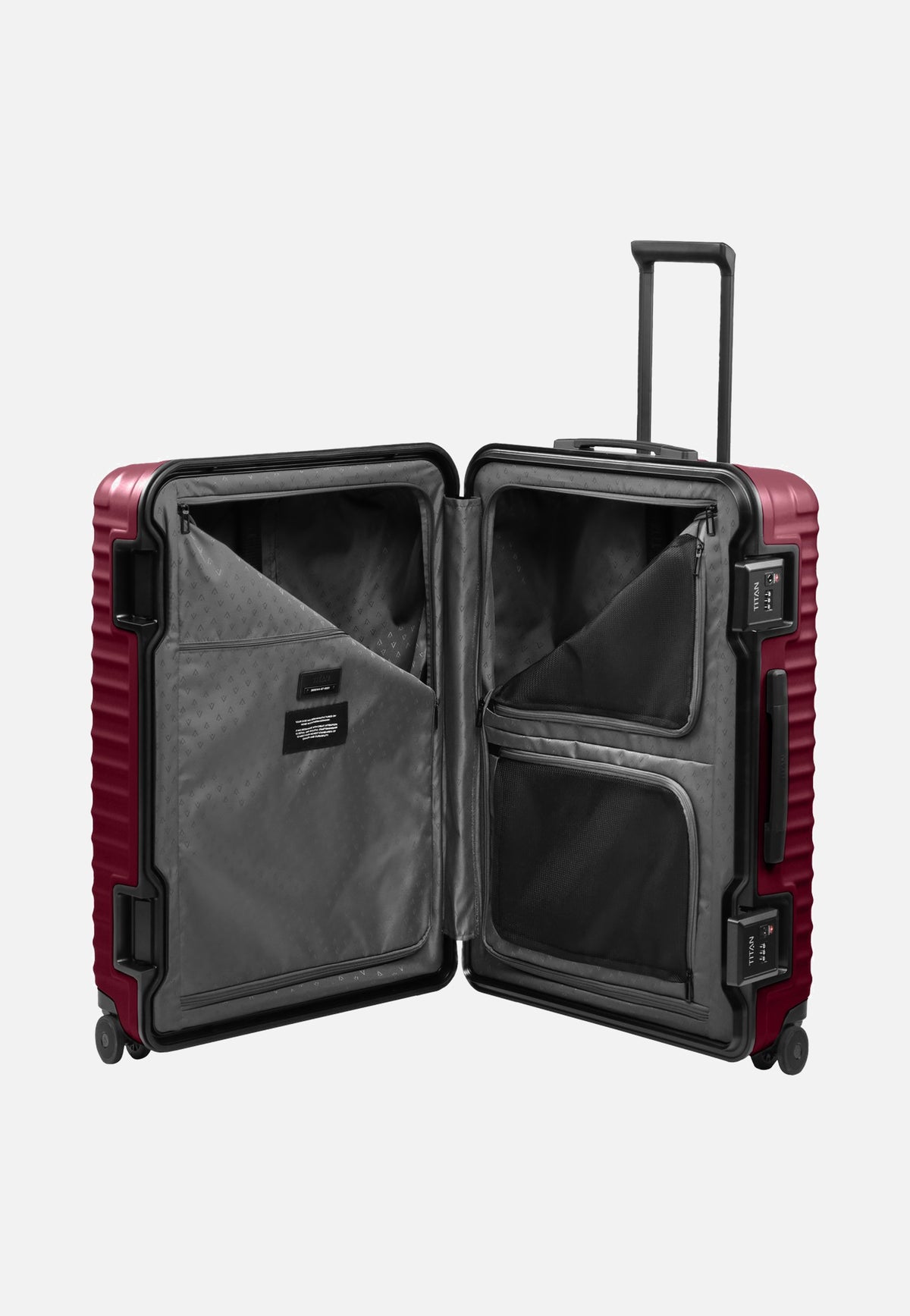 Titan OVERSEAS 4w Trolley L Emberwood Red Koffer