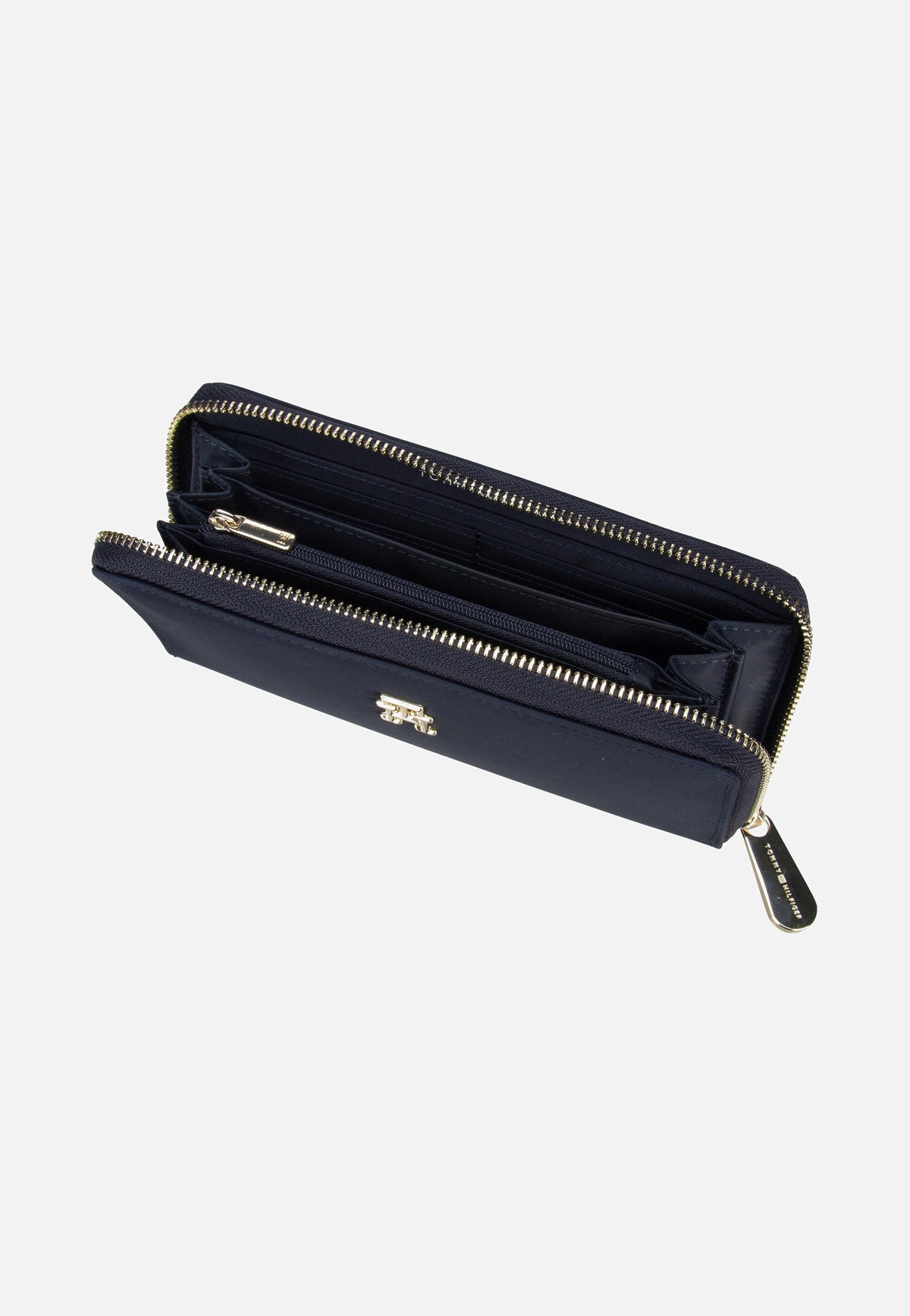 Tommy Hilfiger TH Emblem Large ZA Space Blue Portemonnaie