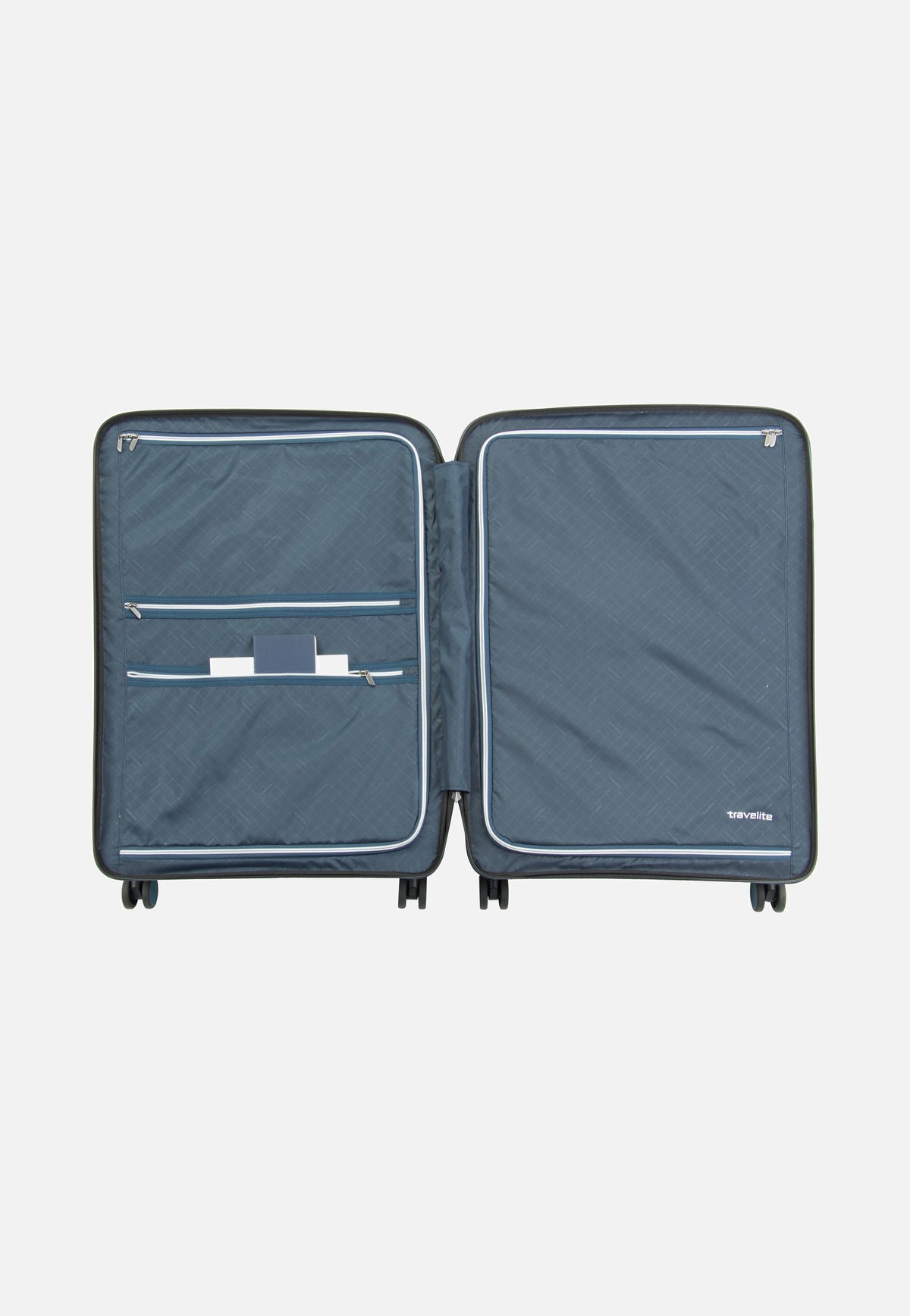 travelite Air Base 4-Rad Trolley L Eisblau Koffer