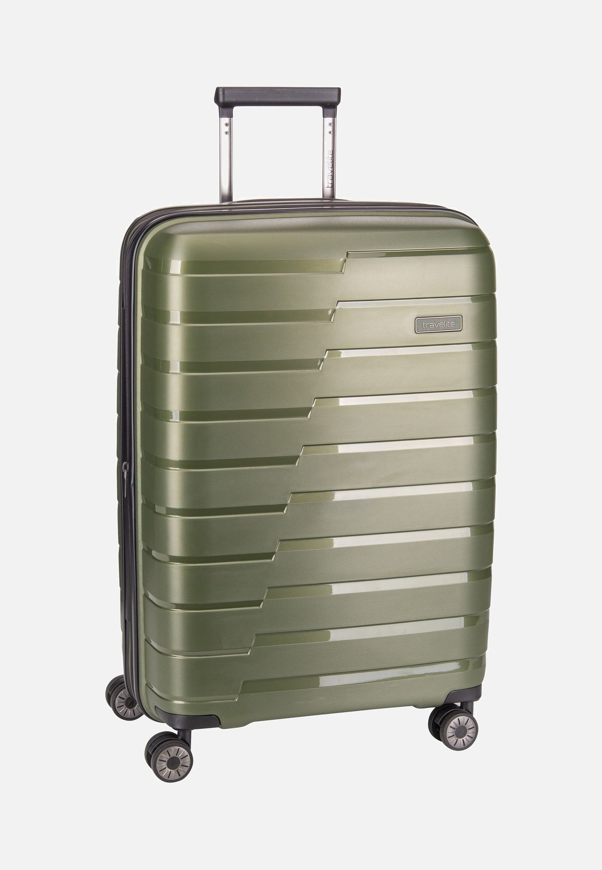 travelite Air Base 4-Rad Trolley M Olive Koffer