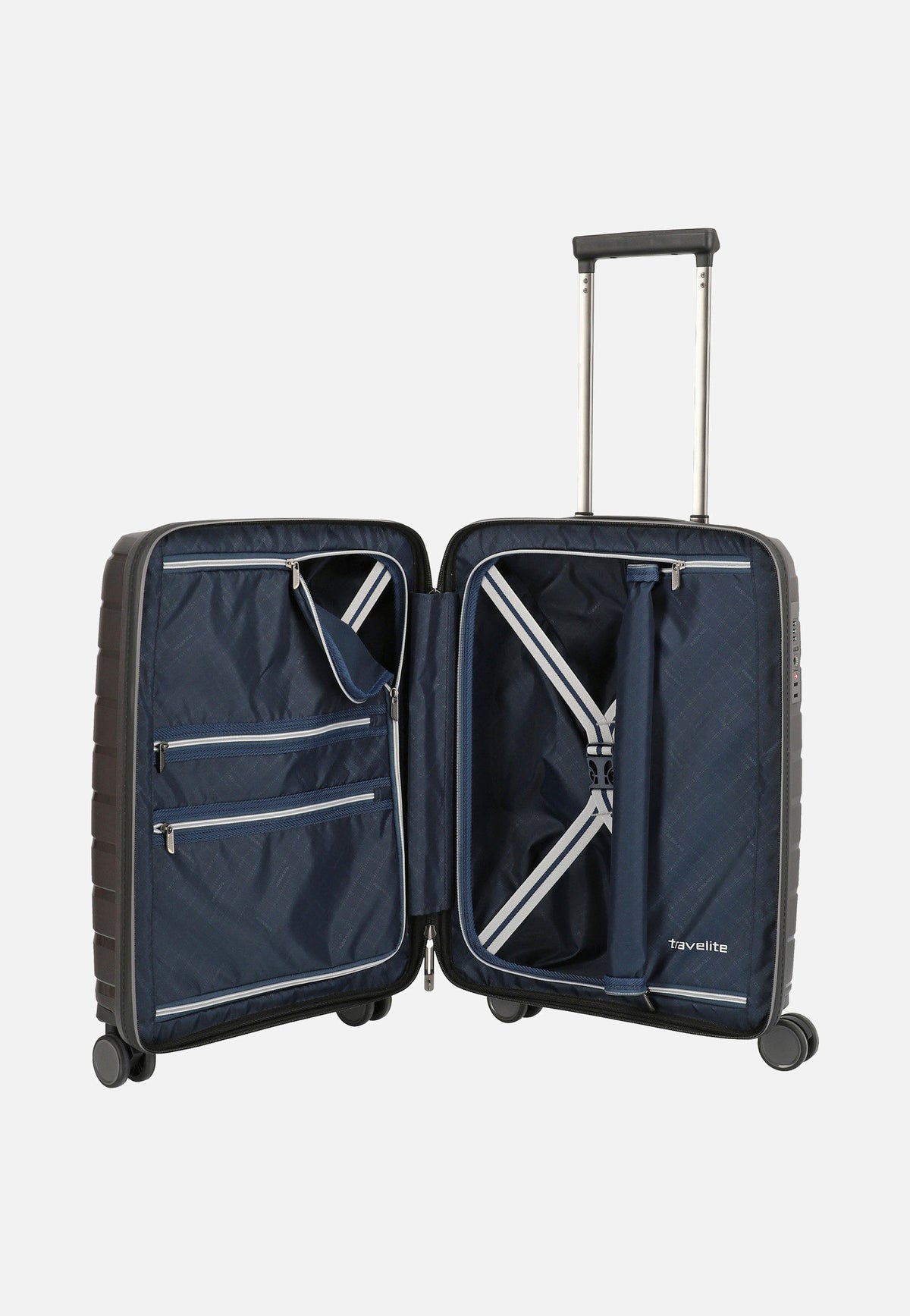 travelite Air Base 4-Rad Trolley S Anthrazit Koffer