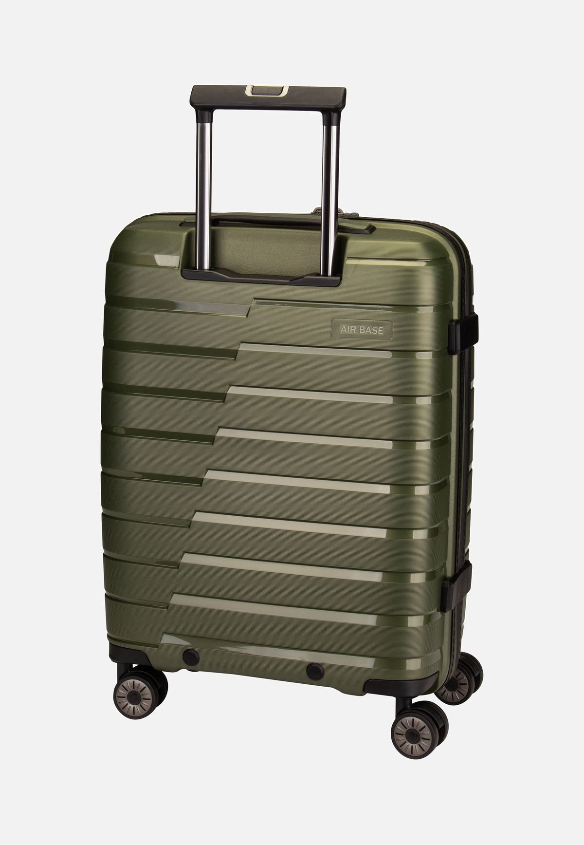 travelite Air Base 4-Rad Trolley S Vortasche Olive Koffer