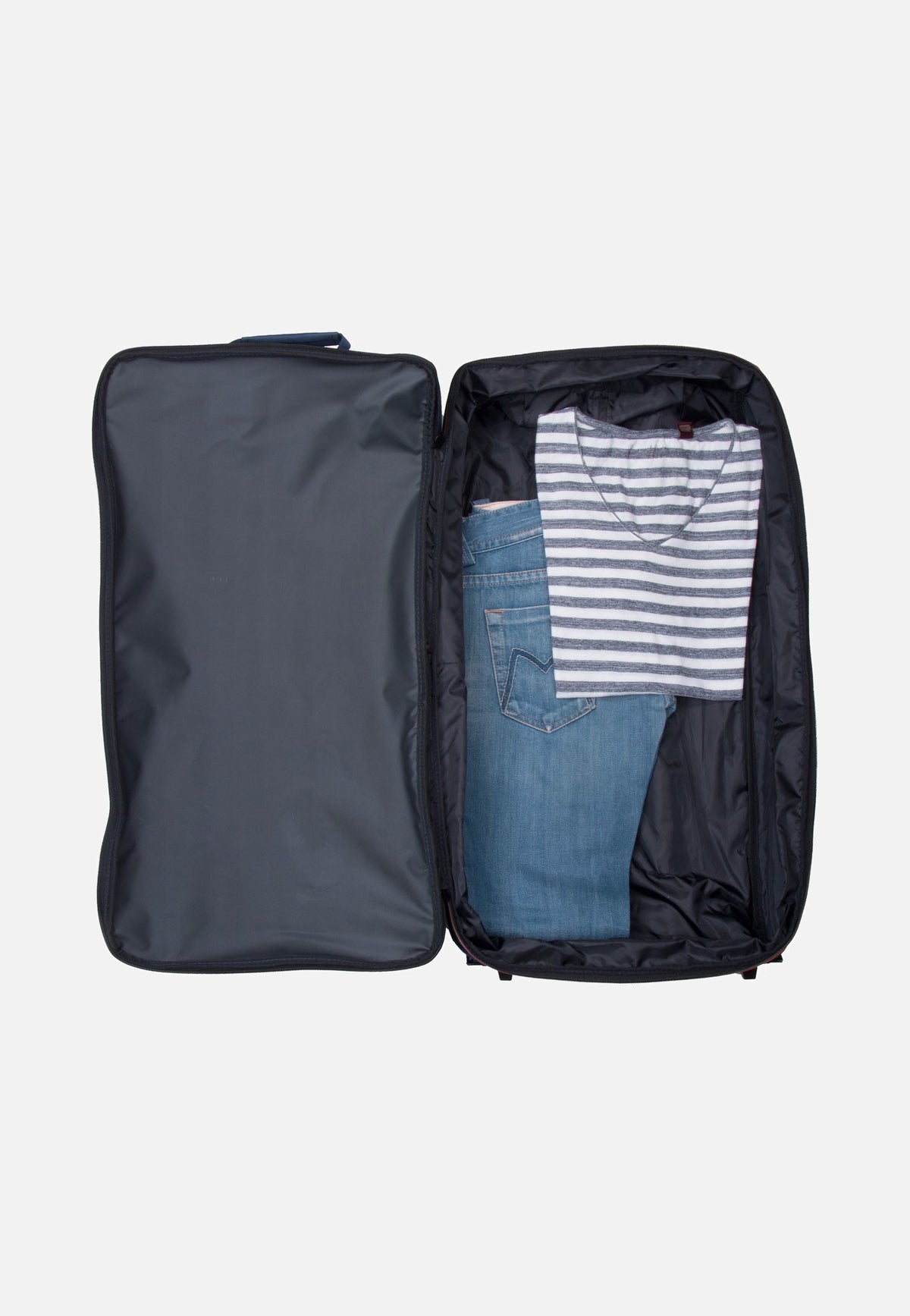 travelite Basics Trolley L Marine Reisetasche mit Rollen