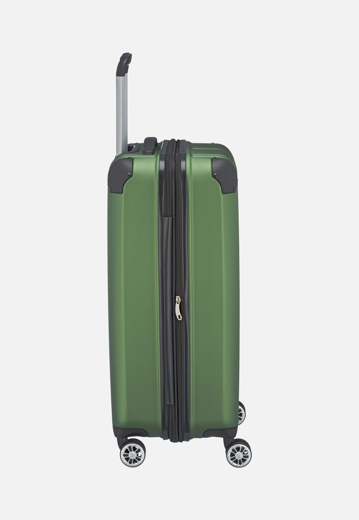 travelite City 4-Rad Trolley M exp Grün Koffer