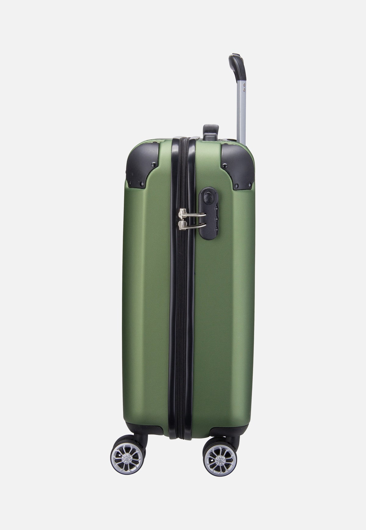 travelite City 4-Rad Trolley S Grün Koffer