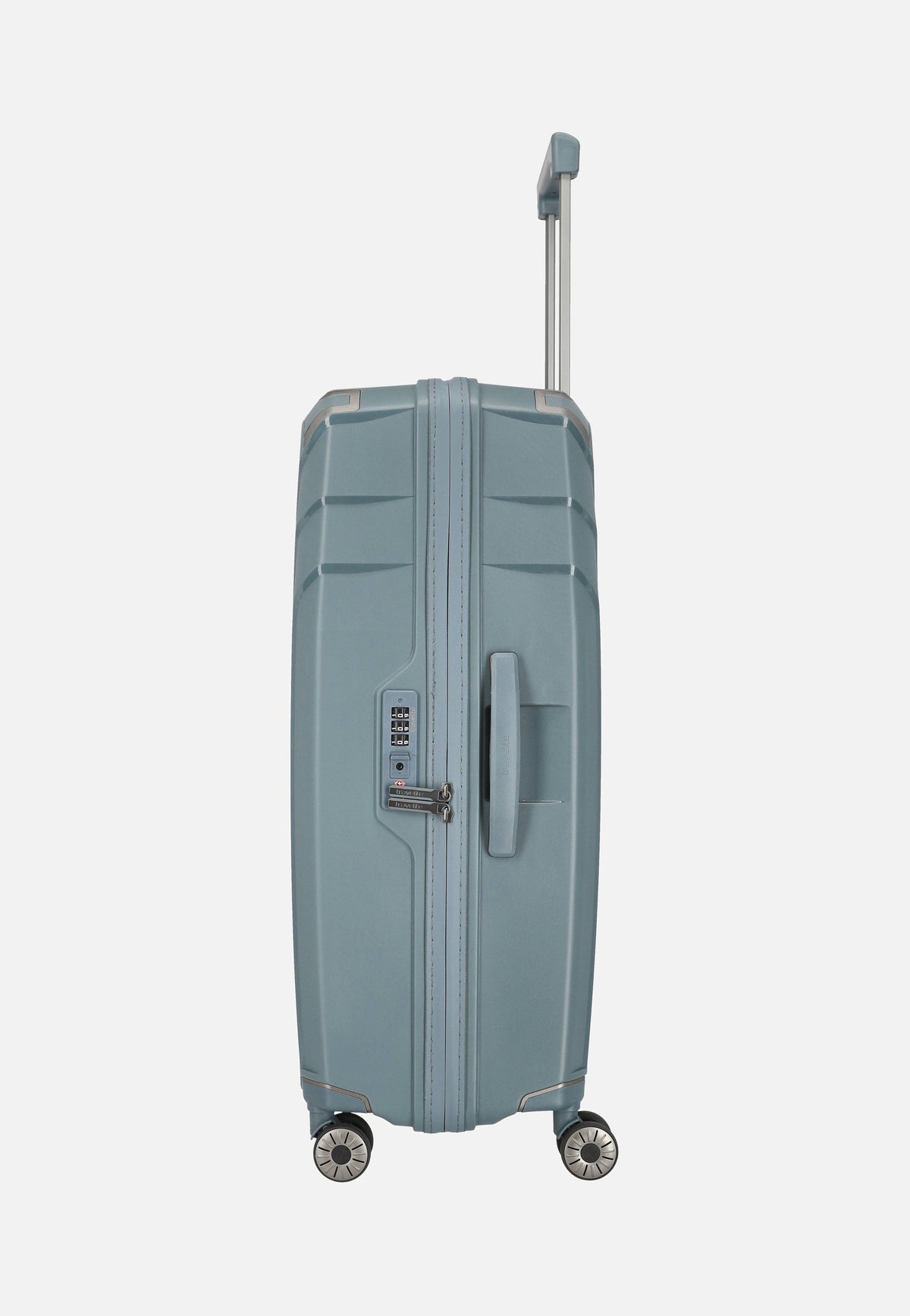travelite Elvaa 4w Trolley L Blaugrau Koffer