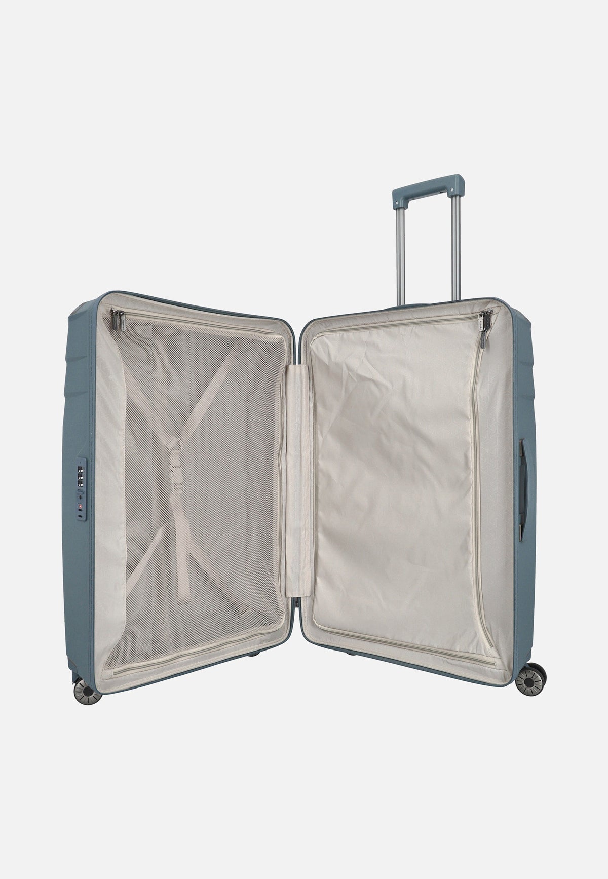 travelite Elvaa 4w Trolley L Blaugrau Koffer