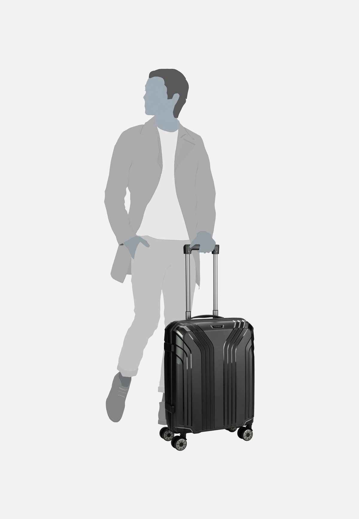 travelite Elvaa 4w Trolley S Schwarz Koffer
