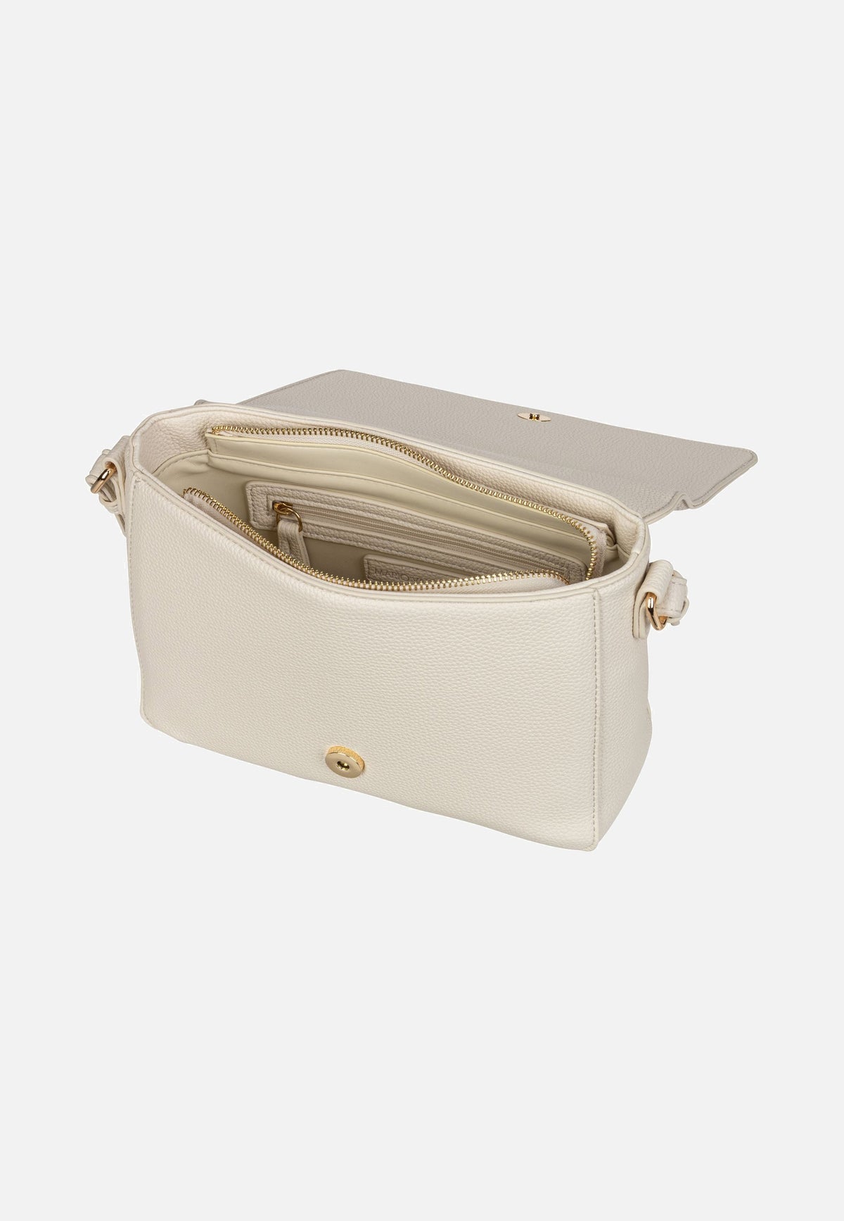 Valentino Rised RE P909 Ecru Crossbody Bag