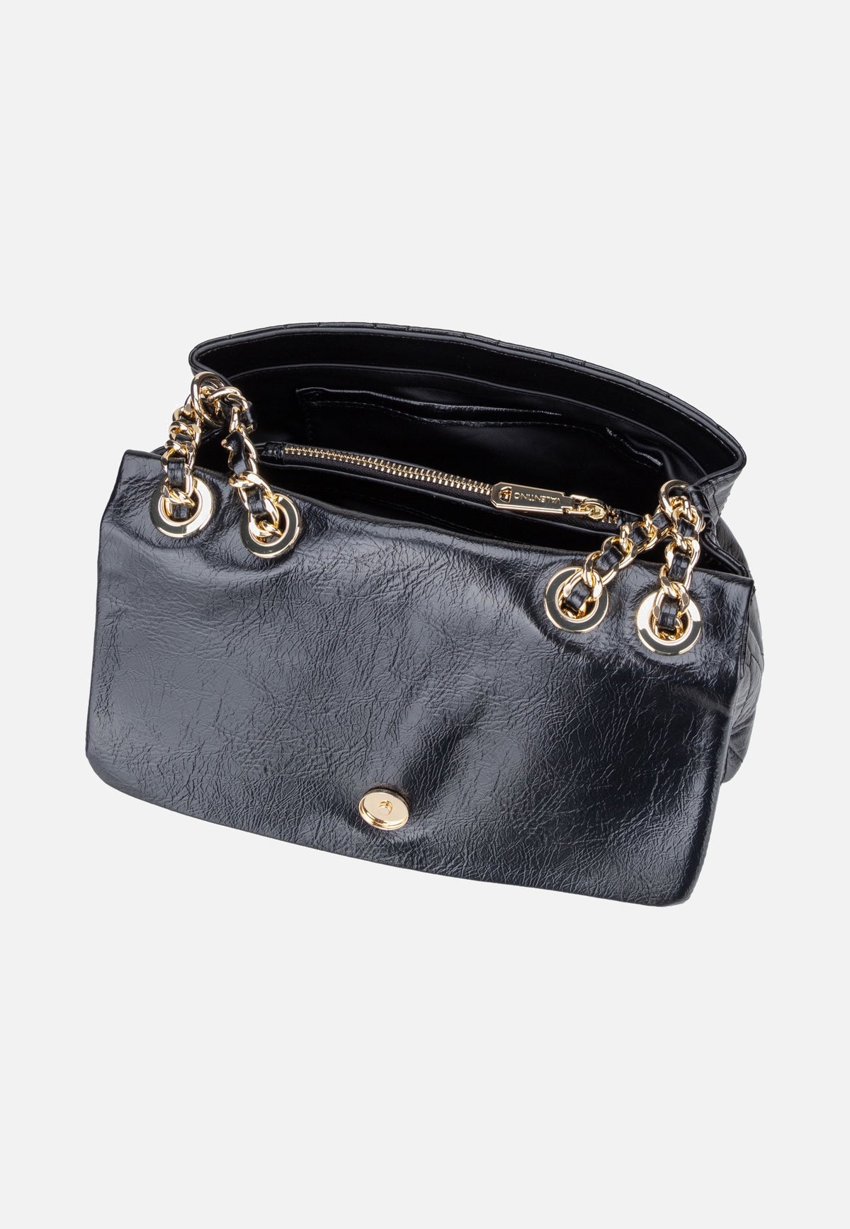 Valentino Crystelle 5Q09 Nero Abendtasche
