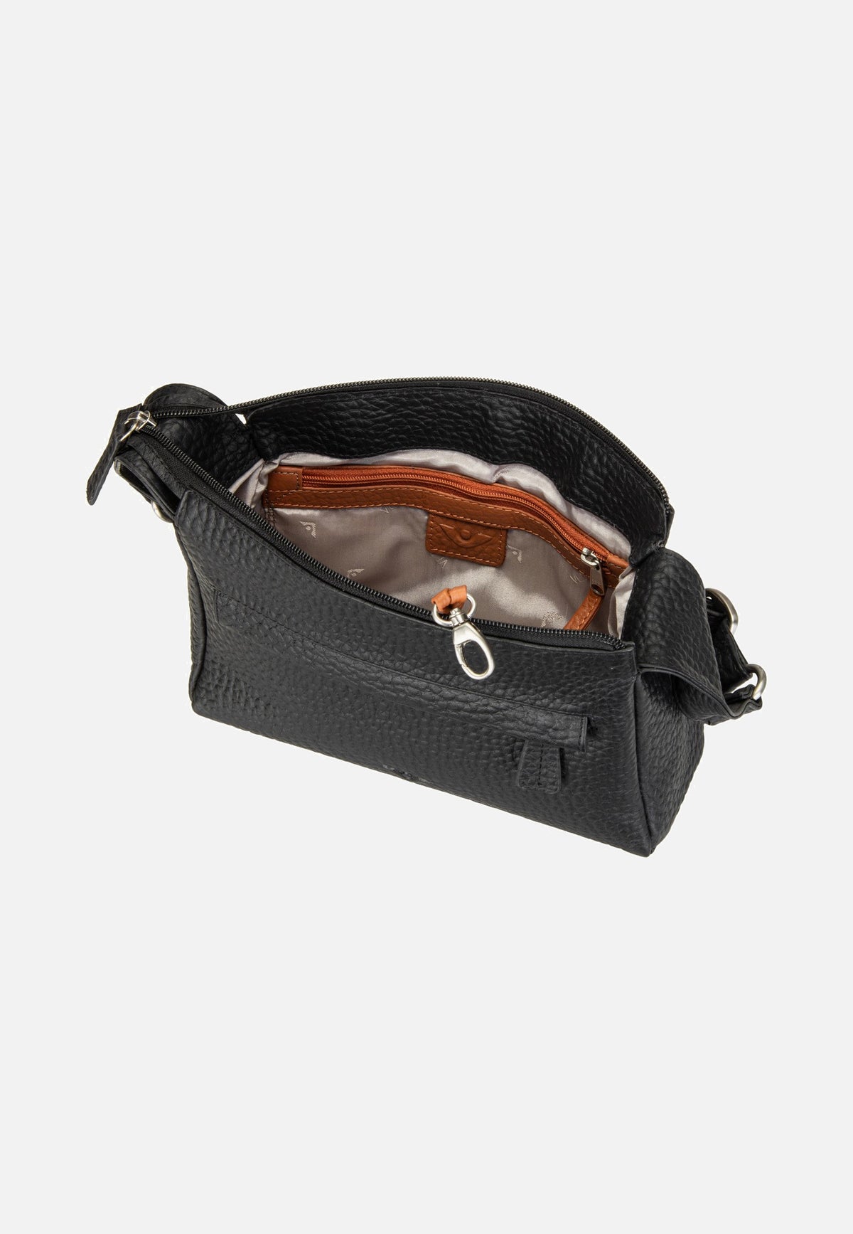 Voi Hirsch Bine Black Crossbody Bag