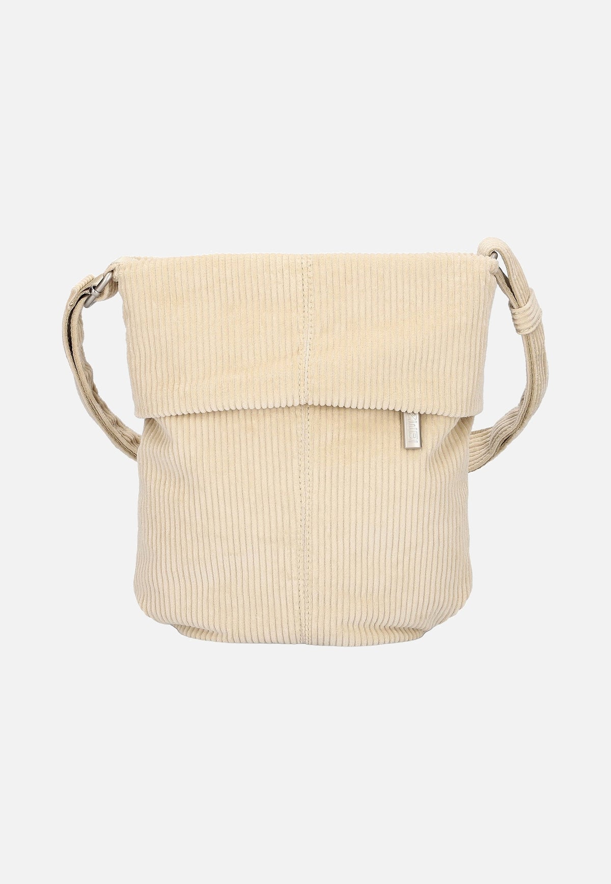 zwei Mademoiselle M45 Cord/Creme Umhängetasche