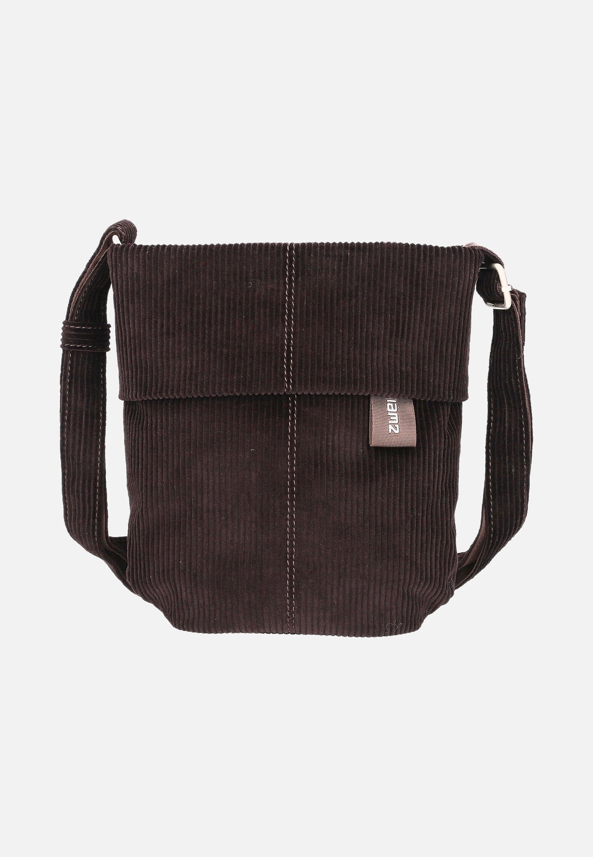 zwei Mademoiselle M45 Cord/Espresso Crossbody Bag